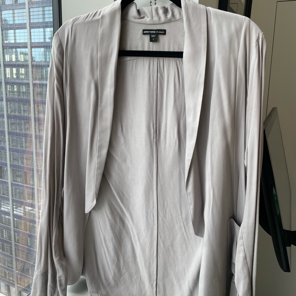 James Perse silk blazer